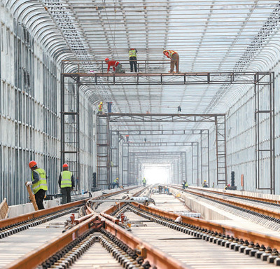 杭州2022年亞運會配套工程全速推進 施工現場展現中國速度